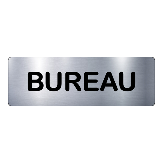 Plaque Bureau – Signalétique Adhésive Gravée Professionnelle
