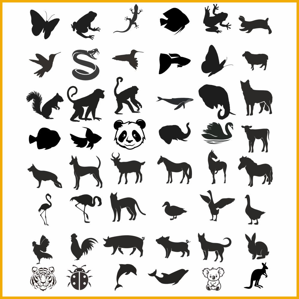 Plaque Boîte aux Lettres Adhésive – 50 Animaux au Choix