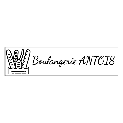 Plaque boîte aux lettres personnalisée adhésive – Boulangerie