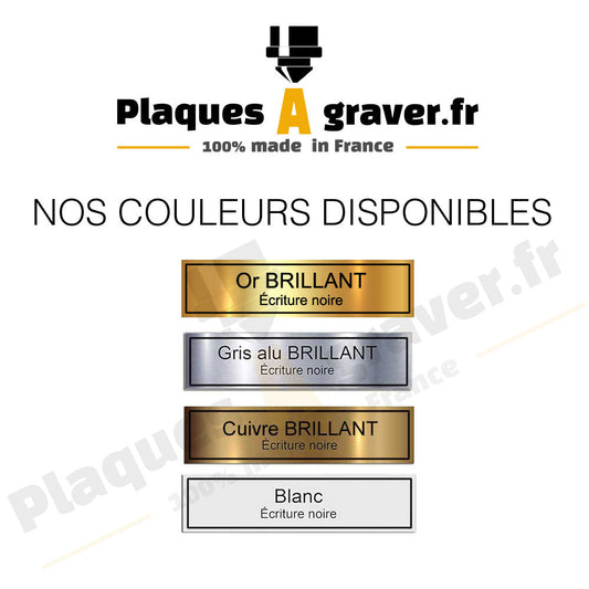 Plaque boîte aux lettres personnalisée adhésive – Cadre Décoratif