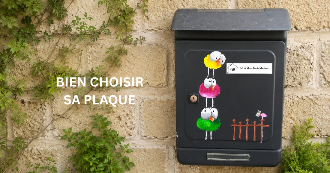 Quelle plaque de boîte aux lettres choisir ? Le guide pour faire le bon choix