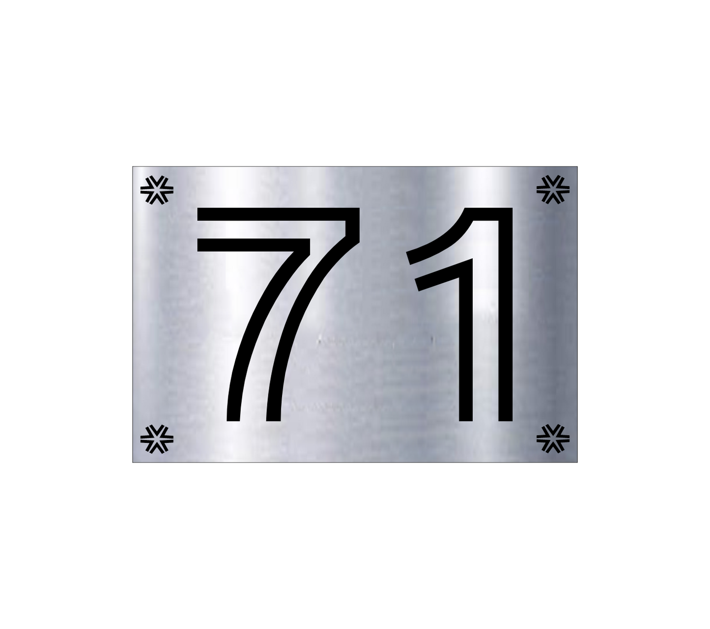 Street Sign, House Number MANHATTAN 11 colors 