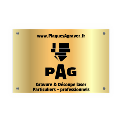 Plaque Professionnelle avec Logo Grand Format – Adhésive ou à fixer - PlaquesAgraver.fr