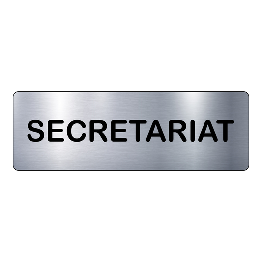 Plaque Secrétariat – Signalétique Adhésive Gravée